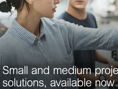 Small and medium project solutions, available now - Brochure
