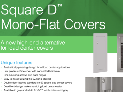 Square D™ Mono-Flat Covers - Brochure
